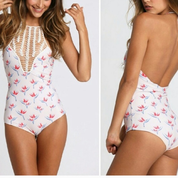 Acacia Swimsuit Full Piece Teahupo’o Bird of Paradise Print - Picture 6 of 6